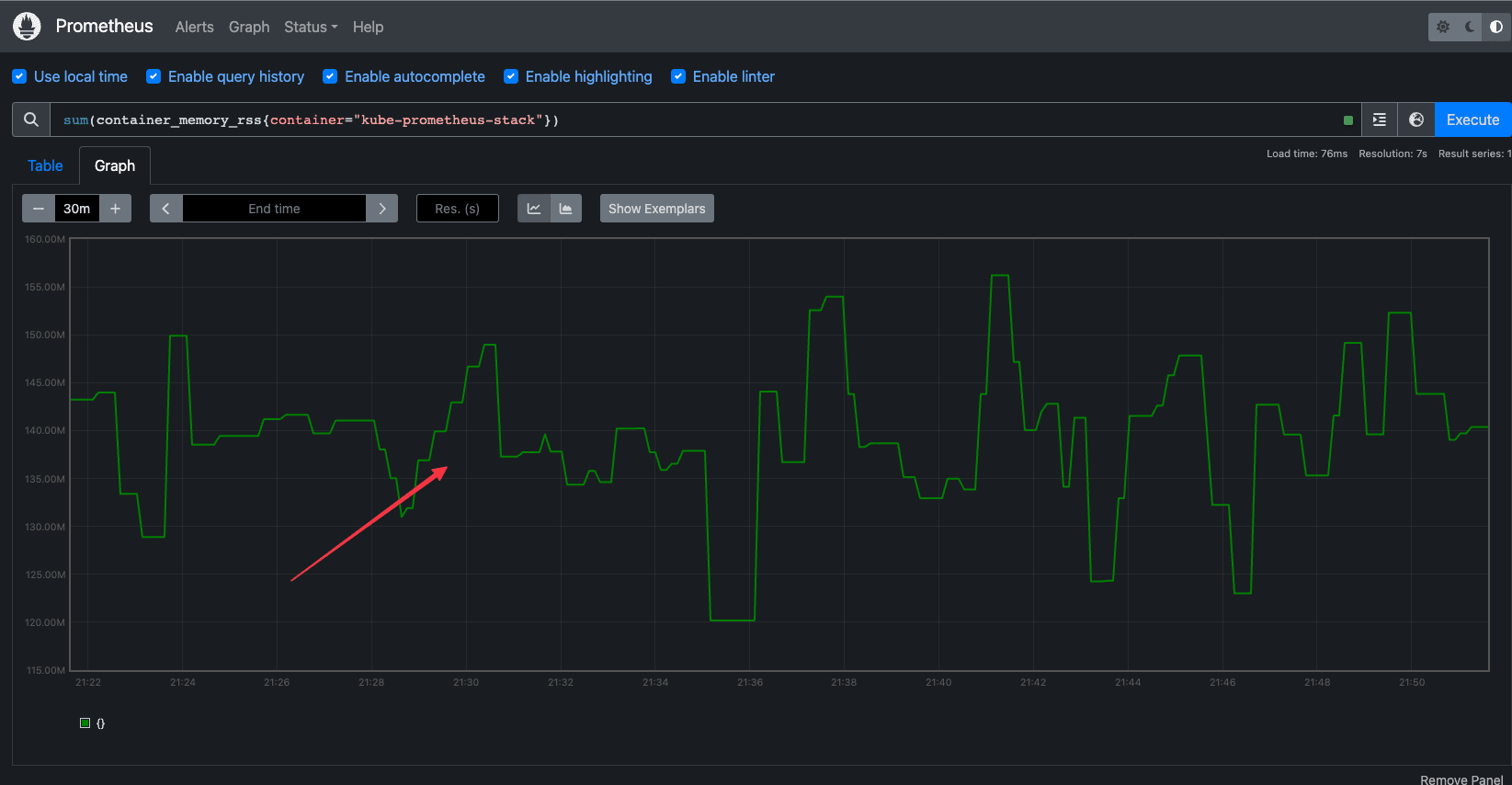 Metrics monitoring with Prometheus