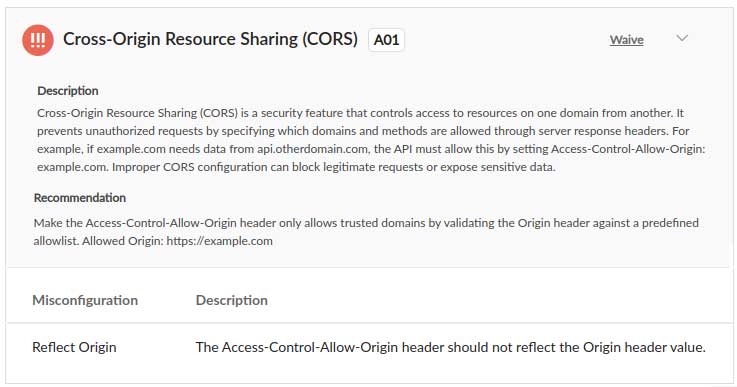 Cross-origin resource sharing (CORS)