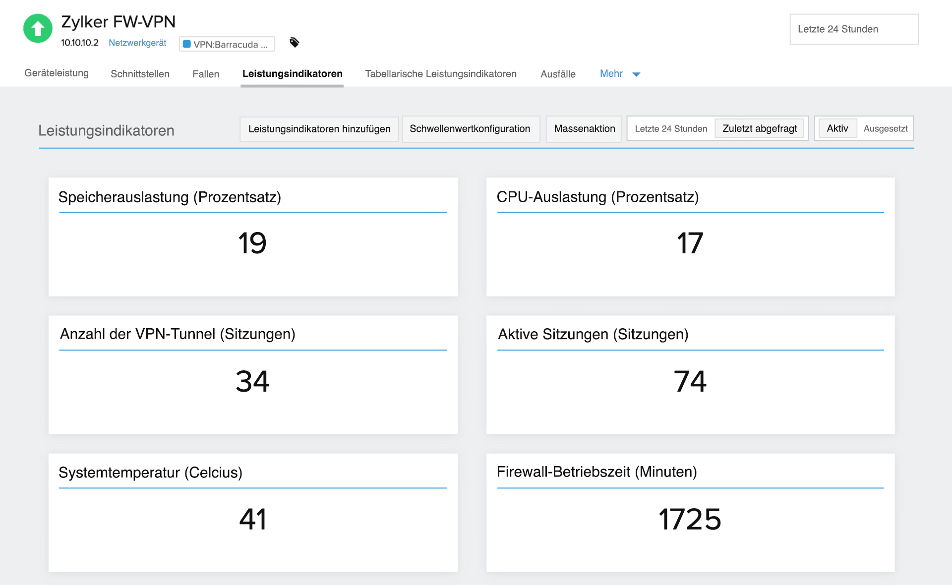  Barracuda VPN monitoring