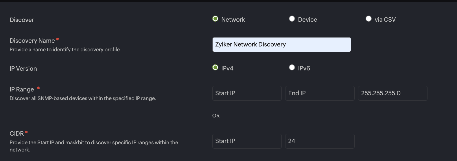Defining precise discovery scope