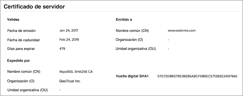 SSL Certificate Monitoring