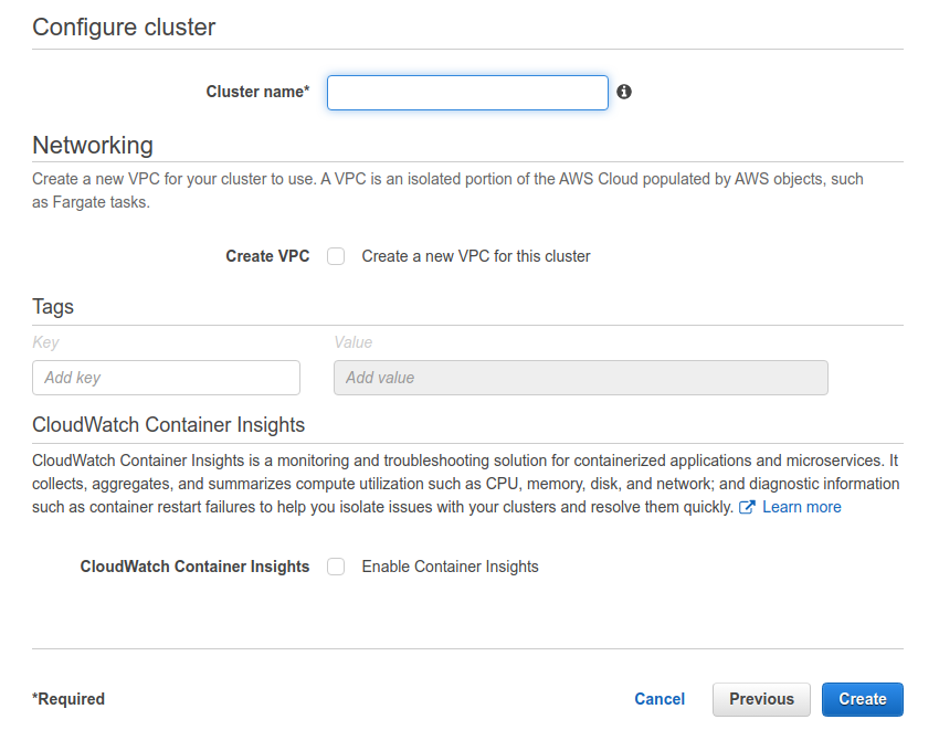 Enabling Container Insights