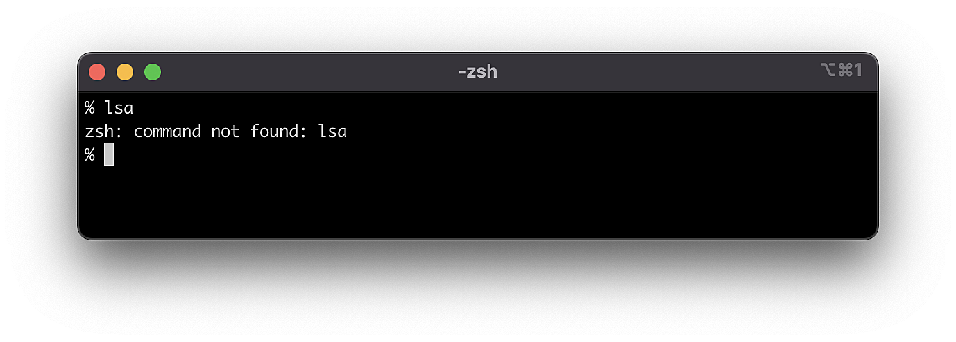 The error occurred due to a command that does not exist in the system. The error was returned by stderr