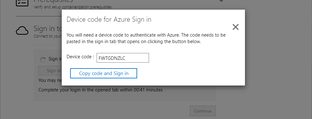 Providing Azure credentials