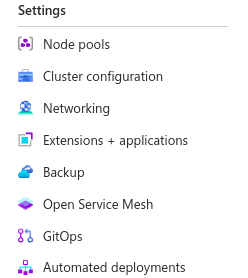myAKSCluster Settings including Node pools