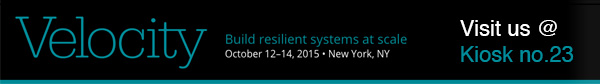 Meet us at Velocity 2015 in New York, NY