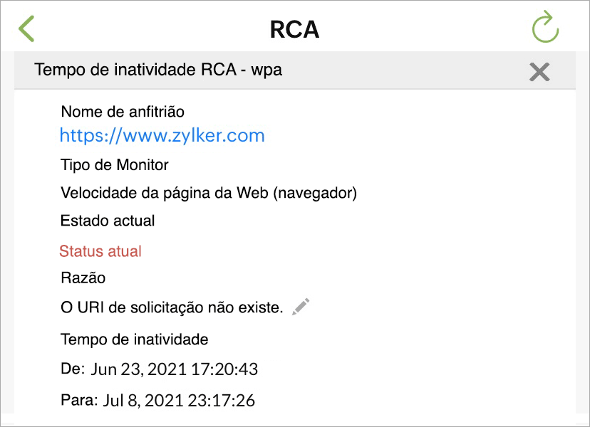 Performance Analysis using RCA reports