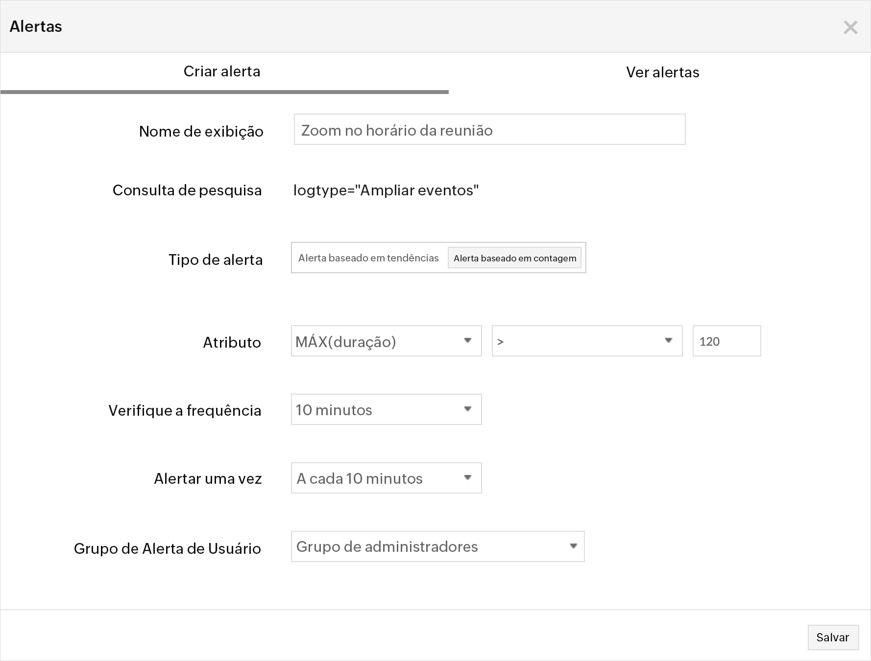 Instant alerts on Zoom usage and anomalies