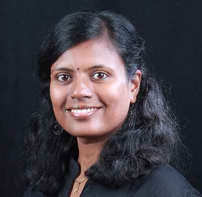 A corporate headshot of Rajalakshmi Srinivasan