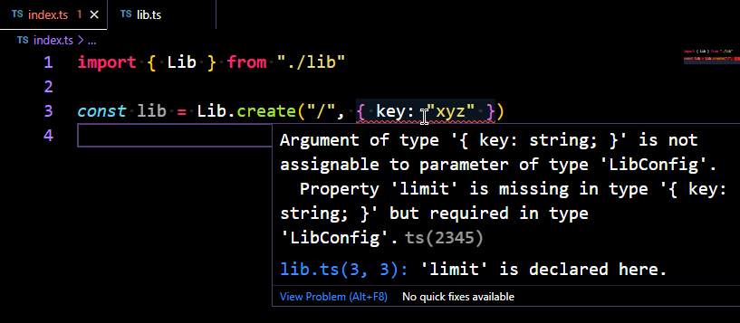 TypeScript refactoring error