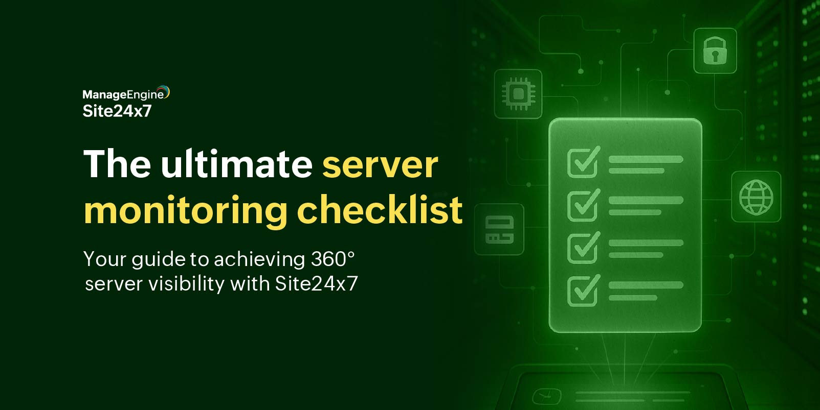 The ultimate server monitoring checklist